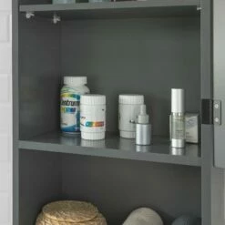 Meuble Haut De Salle De Bain BZR25-DG -WENKO Boutique da71fcd3134146598a44e0bb85cf156b