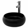 Lavabo Ø35x30cm Noir En Céramique -WENKO Boutique db07380cac1148dca0ebad1dd5c45610