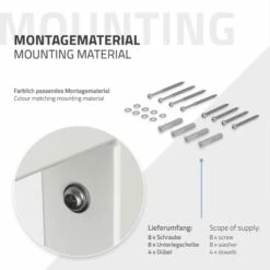 Console Murale 300x150x30mm Blanc -WENKO Boutique db78ee85c927409fabfa6841070eafe2