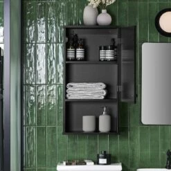 Meuble Haut De Salle De Bain BZR25-DG -WENKO Boutique dfb44781f41e464bab53a60339fdf836