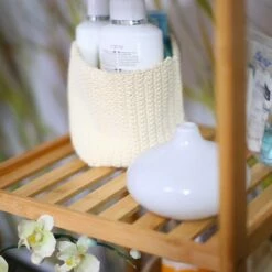 Étagère En Bambou Salle De Bain Colonne -WENKO Boutique e4598b759e6a4a098f576f3e26b10573