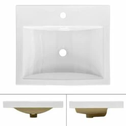 Vasque Rectangulaire 545x16x415 Cm Blanc 10 Vasque Rectangulaire 545x16x415 Cm Blanc -WENKO Boutique ec12376e34aa43cb8743bbda83399469