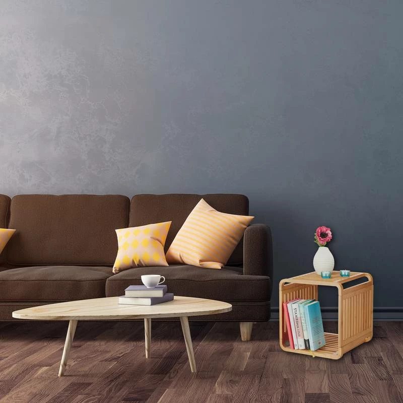 Etagère En Bambou Avec étages 4 Etagère En Bambou Avec étages – Image 2