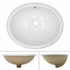 Lavabo Ovale 49x195x405 Cm Blanc 10 Lavabo Ovale 49x195x405 Cm Blanc -WENKO Boutique fa4f3427bd814930aa793ebc2b655b45