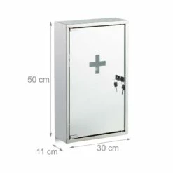 Armoire à Pharmacie Inox Porte Miroir -WENKO Boutique fbd52e34ef2444c5a0e8ef92dfe20c2e