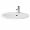 Lavabo Ovale 57x48,5x19,5 Cm Blanc -WENKO Boutique fee17be9c38642f6b6ced1eb0bb875b2