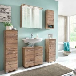 Armoire Suspendue Welnezz -WENKO Boutique haengeschrank welnezz mit nische silberfichte dekor dekor 3779256 2