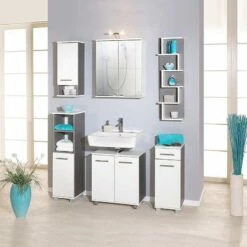 Armoire Suspendue Zürich -WENKO Boutique haengeschrank zuerich weiss perl esche grau dekor 1323974