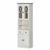 Armoire Haute Senna I -WENKO Boutique hochschrank senna ii kiefer massiv weiss havanna 299555