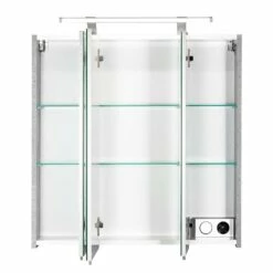 Armoire à glace Genf IV -WENKO Boutique spiegelschrank genf steingrau 1176610