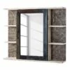Armoire à Glace Goa White -WENKO Boutique spiegelschrank goa white akazie massiv mehrfarbig 4847004