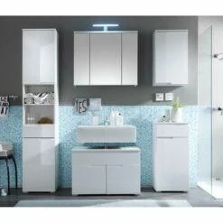 Meuble Sous-vasque Larado 22 Meuble Sous-vasque Larado -WENKO Boutique waschbeckenunterschrank larado hochglanz weiss weiss 4671552