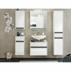 Trend Team Meuble Bas 16 Trend Team Meuble Bas -WENKO Boutique waschbeckenunterschrank sol ii hochglanz weiss weiss 5080400 1