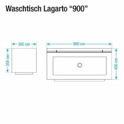 Lavabo Lagarto -WENKO Boutique waschtisch lagarto weiss 527221